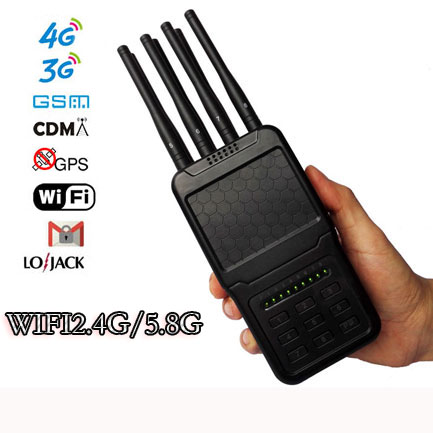 brouilleur LOJACK GPS GSM / 3G / 4G LTE WiFi 2.4G/5.8GHz