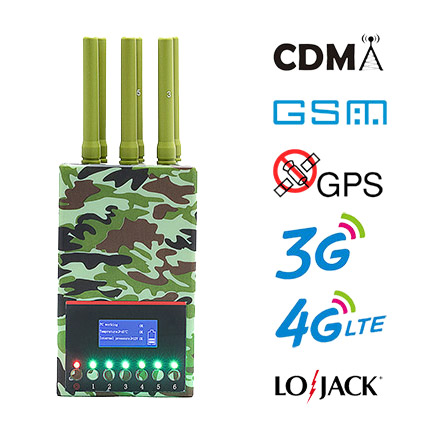 BR-GSM-POR4W - Mallette brouilleur GSM 3G tri band autonome 4 watts