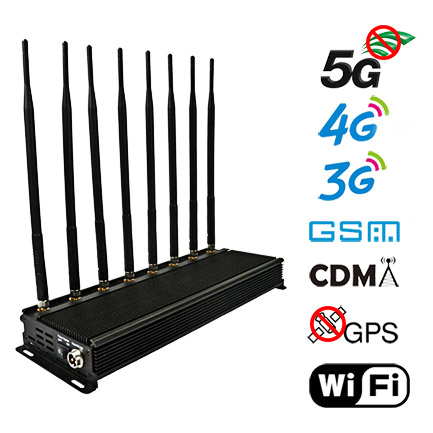 Achetez en gros Brouilleur De Signal De Téléphone Portable Unique De 18  Bandes 5g Avec La Conception De Coquille D'abs Pour 2g 3g 4g 5g Wi-fi Gps  Uhf Vhf, Brouillage De 18