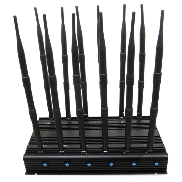 Brouilleur 12 antennes de telephone de signal wifi CDMA DCS GSM